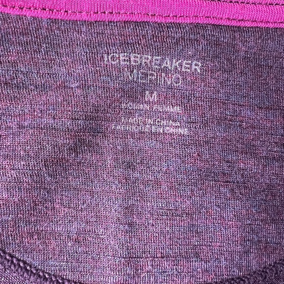 Icebreaker Purple Sheath Dress with Cowl Neck and Cuffed Sleeves - Picture 2 of 4